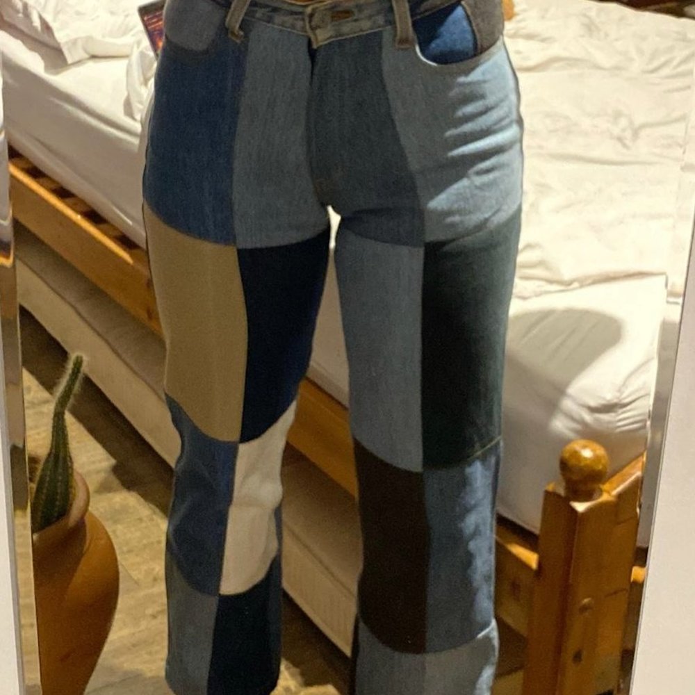 Vintage Patchwork Levi's Jeans
